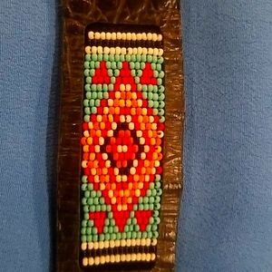 Leather/Beaded Gypsy Soul Bracelet